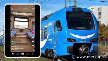 „Betrunken flirten ist wie ...“: Kurioser Vergleich bei Wiesn-Durchsage in Regionalzug