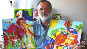 Serhii Poiatzi: Aus Ukraine Geflüchteter bringt Farbe in die Schongauer Wärmestube