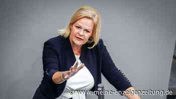 EU-Asylreform: Faeser erwartet Einigung auf Kernelement