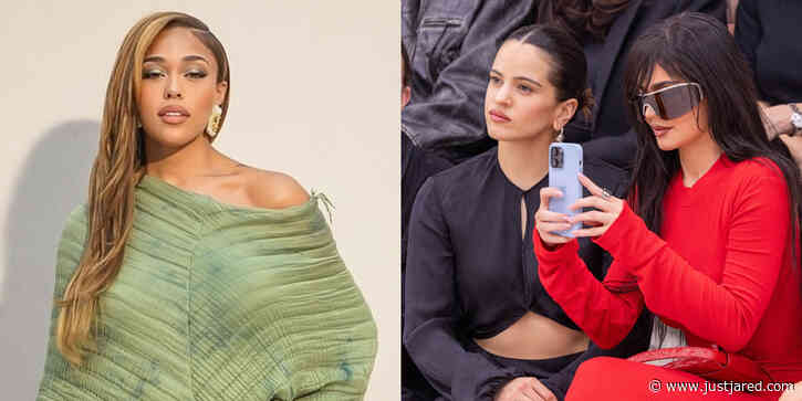 Kylie Jenner Joins Rosalia & Jordyn Woods Front Row For Acne Studios Paris Fashion Week Show
