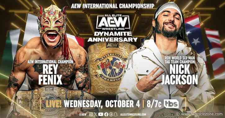 Rey Fenix To Defend AEW International Title Against Nick Jackson On 10/4 AEW Dynamite