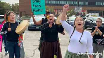 PCs promise funds for victims of violence while protesters call for landfill search