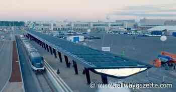 Tesla shuttle train launches