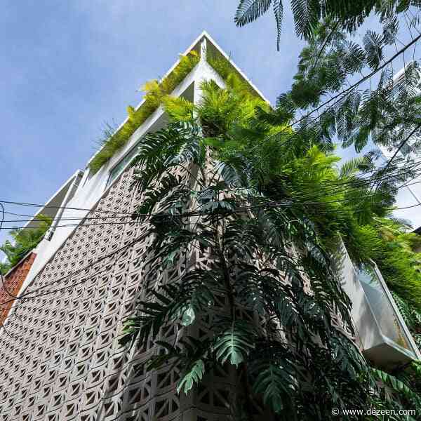 Bloom Architecture uses handmade cement blocks to decorate Cambodian houses