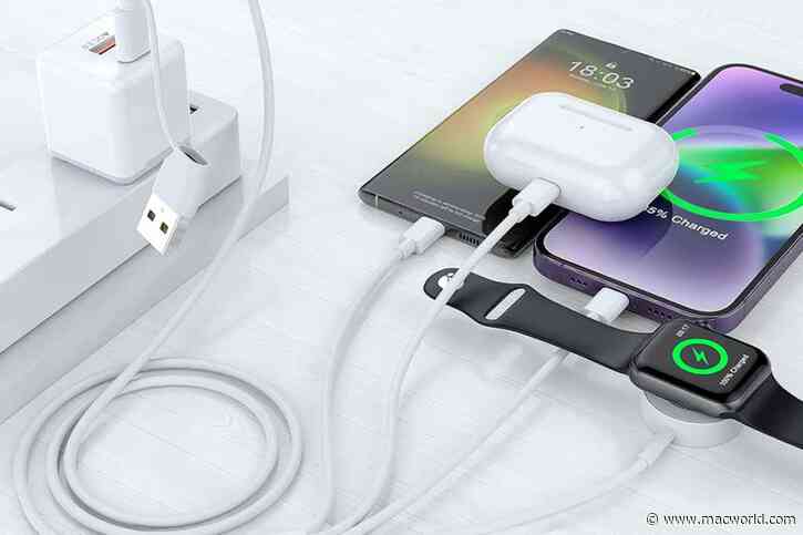 Lightning? USB-C? This 4-in-1 Charger for Apple devices does both for only $19.99.