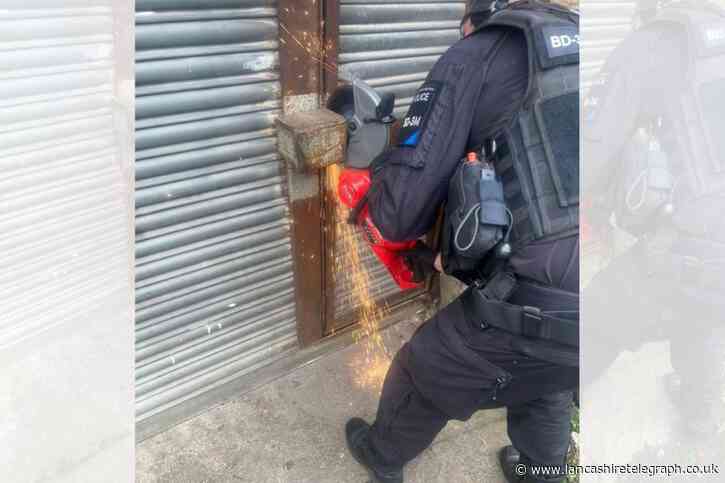 Five arrests made after cannabis farm discovered in Burnley