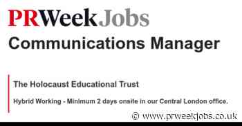 The Holocaust Educational Trust: Communications Manager