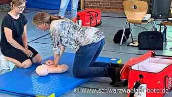 Erste Hilfe am BZW: Wildberger Schule hebt Sanitätsdienst aus der Taufe