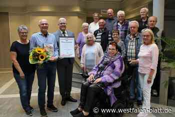 Peter Teschner in Delbrück als Sprecher des Seniorenbeirates verabschiedet