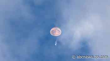 Three astronauts return to Earth after year in space. NASA's Rubio sets US record