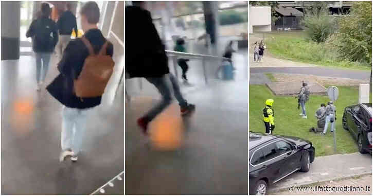 Sparatoria a Rotterdam, la fuga delle persone riprese dai cellulari. Poi l’arresto del sospettato – Video
