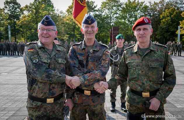 Wechsel an der Spitze des Streitkräfteamtes/ Generalmajor Franz Weidhüner tritt in den Ruhestand