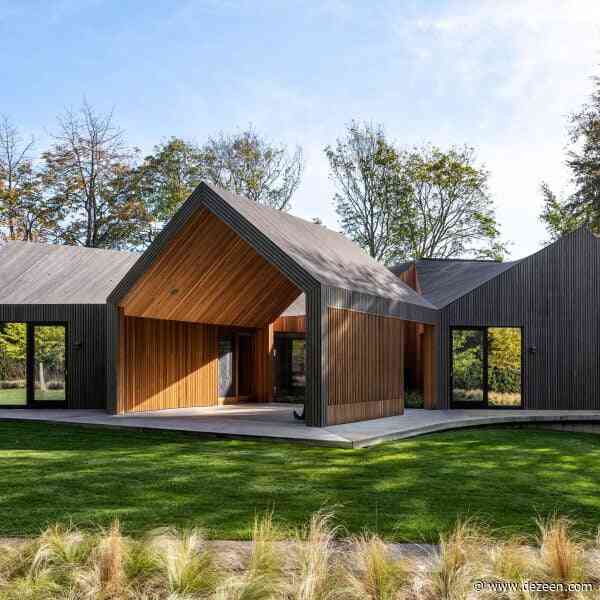 Young Projects "radically reimagines traditional barn for home in the Hamptons