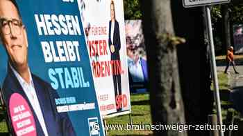 Wahlumfrage: CDU in Hessen weiter vorn, Grüne dahinter