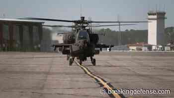 ‘Potentially hazardous’: AH-64E Apache generator failures causing ‘breathing and visibility issues’