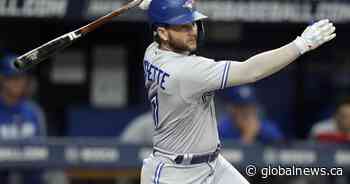 Bichette hits fourth for first time this season