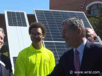 Gov. Cooper visits Fayetteville in push to boost training for clean energy jobs