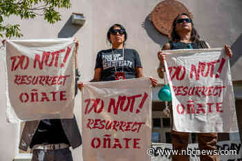 1 person injured after man opens fire at a statue protest in New Mexico
