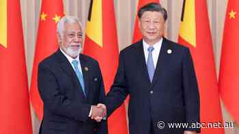East Timor denies security part of high-level agreement with China