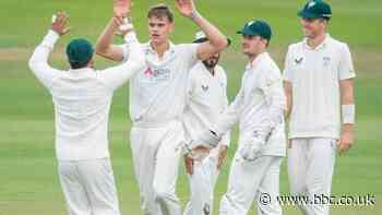 County Championship: Yorkshire declare behind to force result against Worcestershire