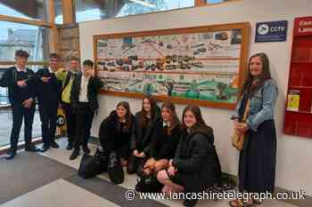 New town artwork unveiled at Accrington train station
