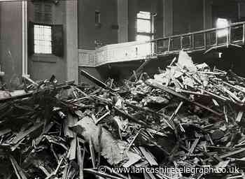 Blackburn Odeon Cinema seats ripped out as demolition began