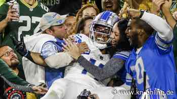 Amon-Ra St. Brown: Deutscher mit Touchdown und Bierdusche gegen die Packers