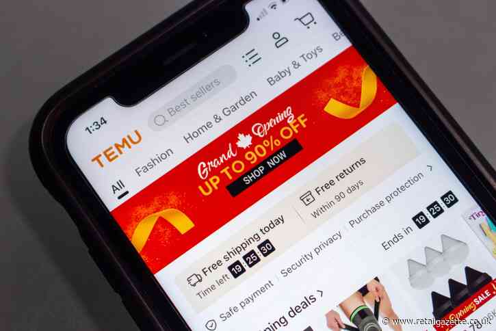 Temu maintains five-month streak as UK’s top shopping app