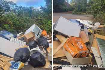 'Atrocious' Leggatts Way fly-tip under investigation