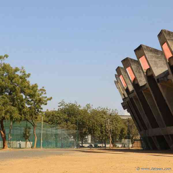 Conservation groups call for Charles Correa's under-threat modernist stadium to be saved