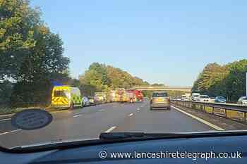 'Major incident' declared as school bus overturns on M53