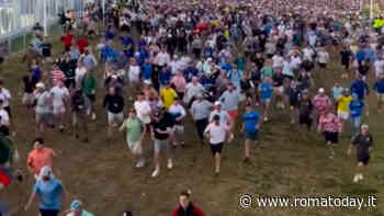 Ryder Cup, l'iconica corsa alla prima buca. Ecco le immagini