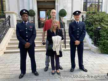 Firefighters rescue Islington Wedding