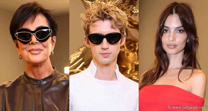 Kris Jenner Joins Troye Sivan, Emily Ratajkowski, & More Stars at Loewe Fashion Show