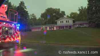 Lightning strikes Maple Grove home as storms move through Twin Cities