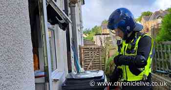 Woman arrested and 'white powder' seized after early-morning Northumberland raid