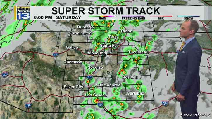 Rain and storm chances continue through Monday