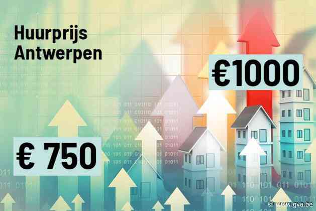 Huurprijzen appartementen swingen de pan uit: in drie Antwerpse gemeenten gemiddeld zelfs meer dan 1.000 euro per maand