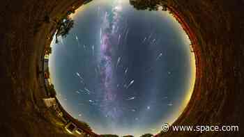 Watch the glow of the Milky Way and ghostly zodiacal light during the 2023 Perseid meteor shower (video)