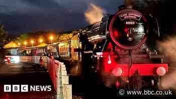 Two injured in Flying Scotsman crash at Highland station