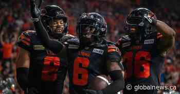 B.C. Lions clinch home playoff date with win over Saskatchewan Roughriders