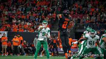 Riders lose fourth straight to Lions