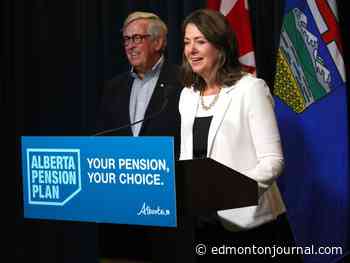 Alberta premier defends government's spending on push for provincial pension plan