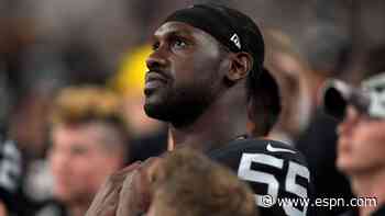 Source: Raiders releasing DE Jones after arrest