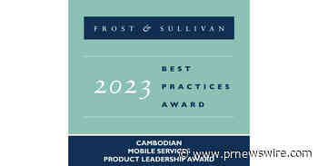 Frost &amp; Sullivan Recognizes Cellcard with the 2023 Cambodian Product Leadership Award for Offering Innovative Products that Provide Affordable Access to Mobile Data