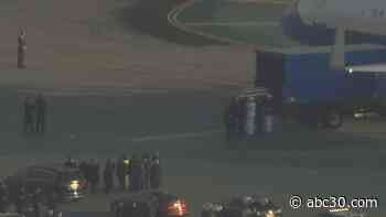 Senator Dianne Feinstein's remains return to Bay Area