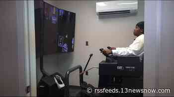Newport News Public Works employees training on simulators as part of recruitment efforts