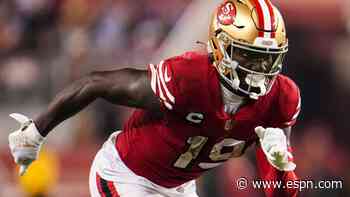 Source: 49ers' Samuel expected to play vs. Cards