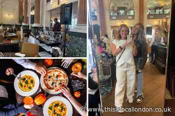 Piazza Italiana bottomless brunch with pasta, pizza and Halloween