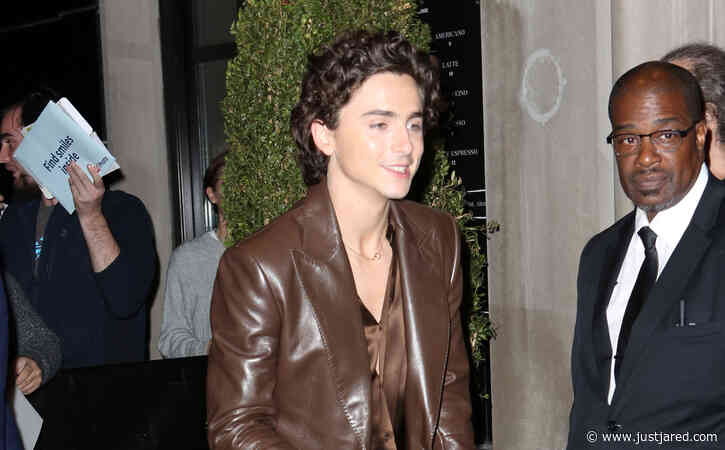 Timothee Chalamet Spotted Looking Dapper in NYC After Paris Fashion Week Trip with Kylie Jenner